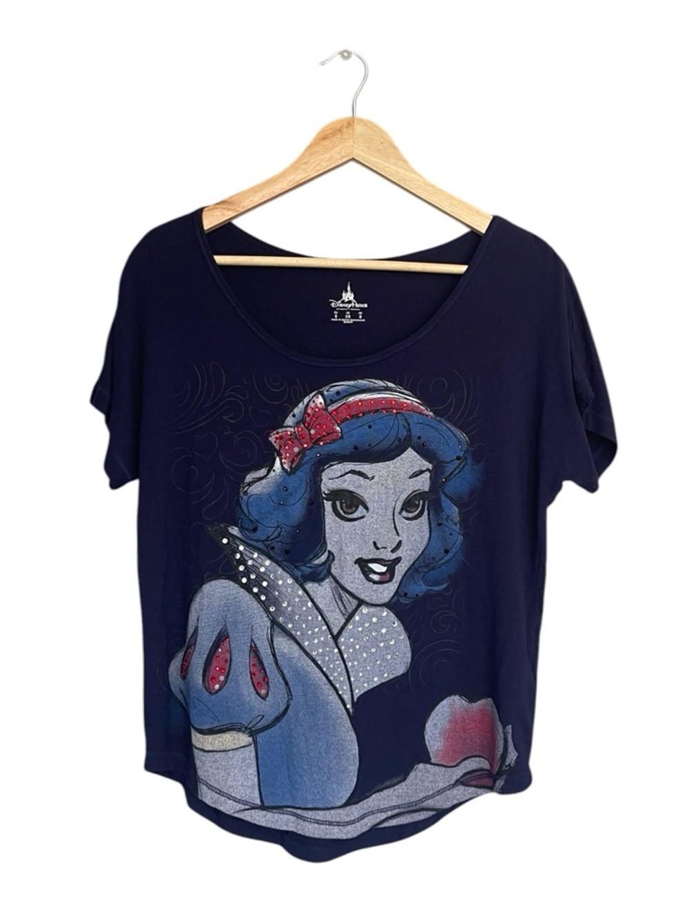 Disney Parks Navy Blue Snow White Tee